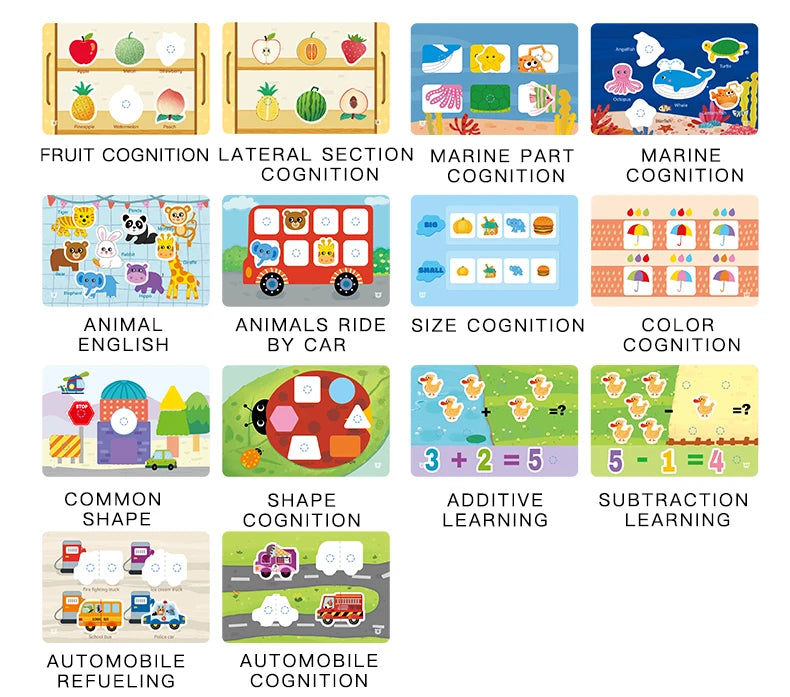 Baby Busy Book – Learning & Quiet Activity Book