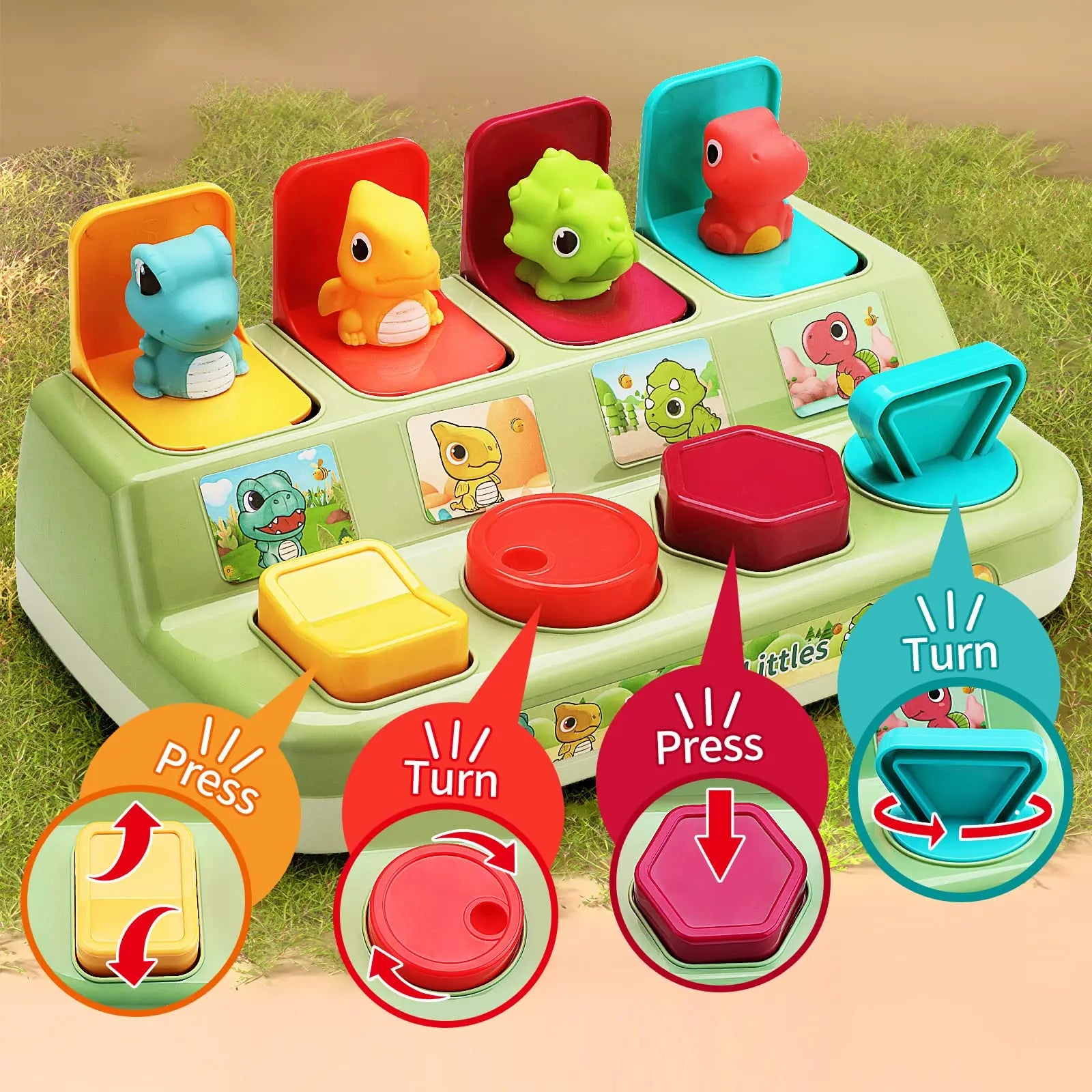Interactive Pop-Up Baby Toy