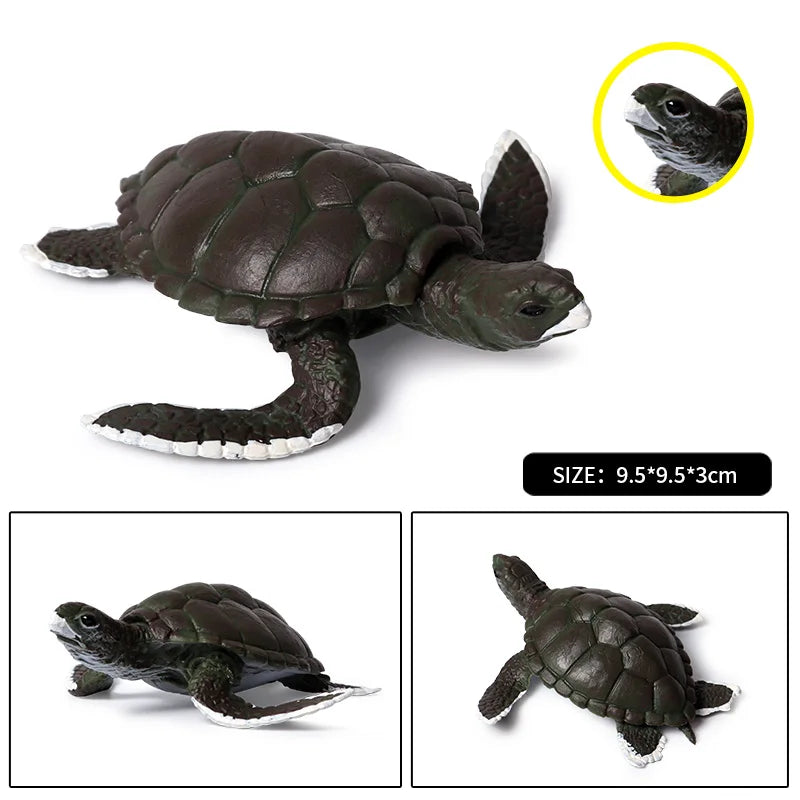 Oenux Ocean Animal Turtle Figurines