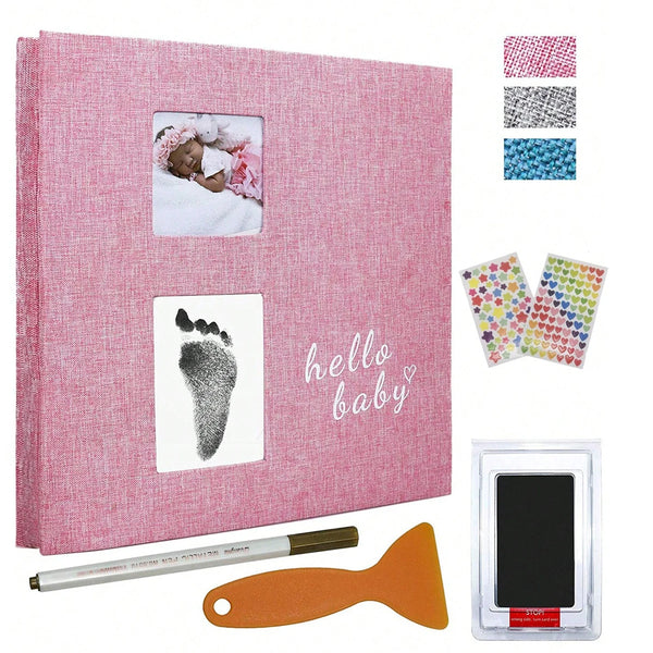 Baby Memory Photo Album – Self-Adhesive 4x6 Clip Book Set