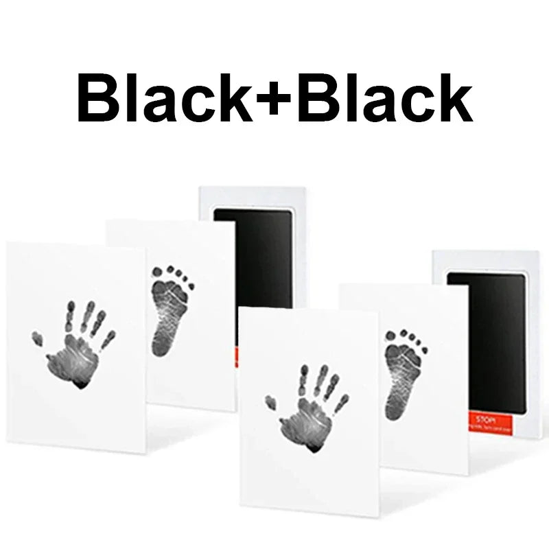 Pet Paw & Baby Footprint Handprint Pad (2pcs) – Safe Ink Memory Kit