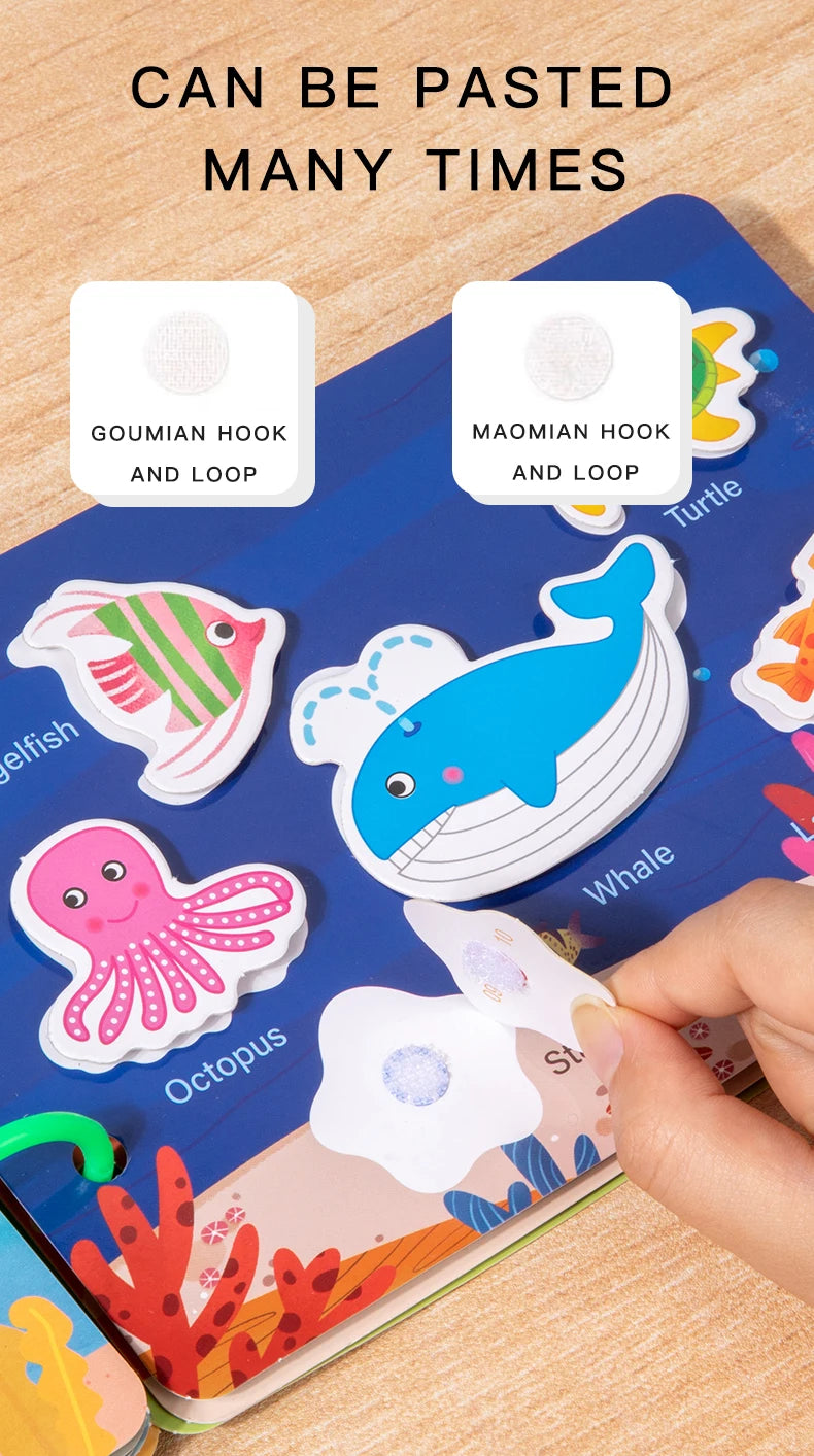 Baby Busy Book – Learning & Quiet Activity Book