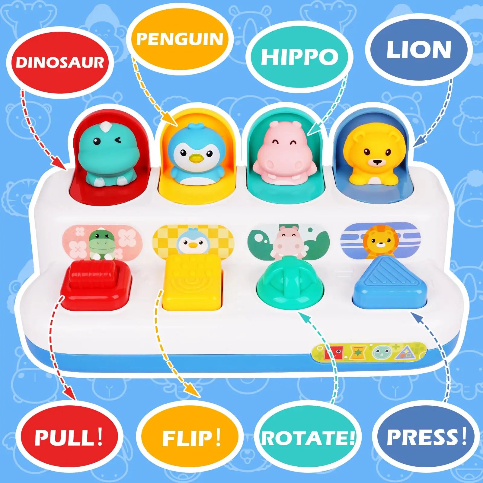 Interactive Pop-Up Baby Toy
