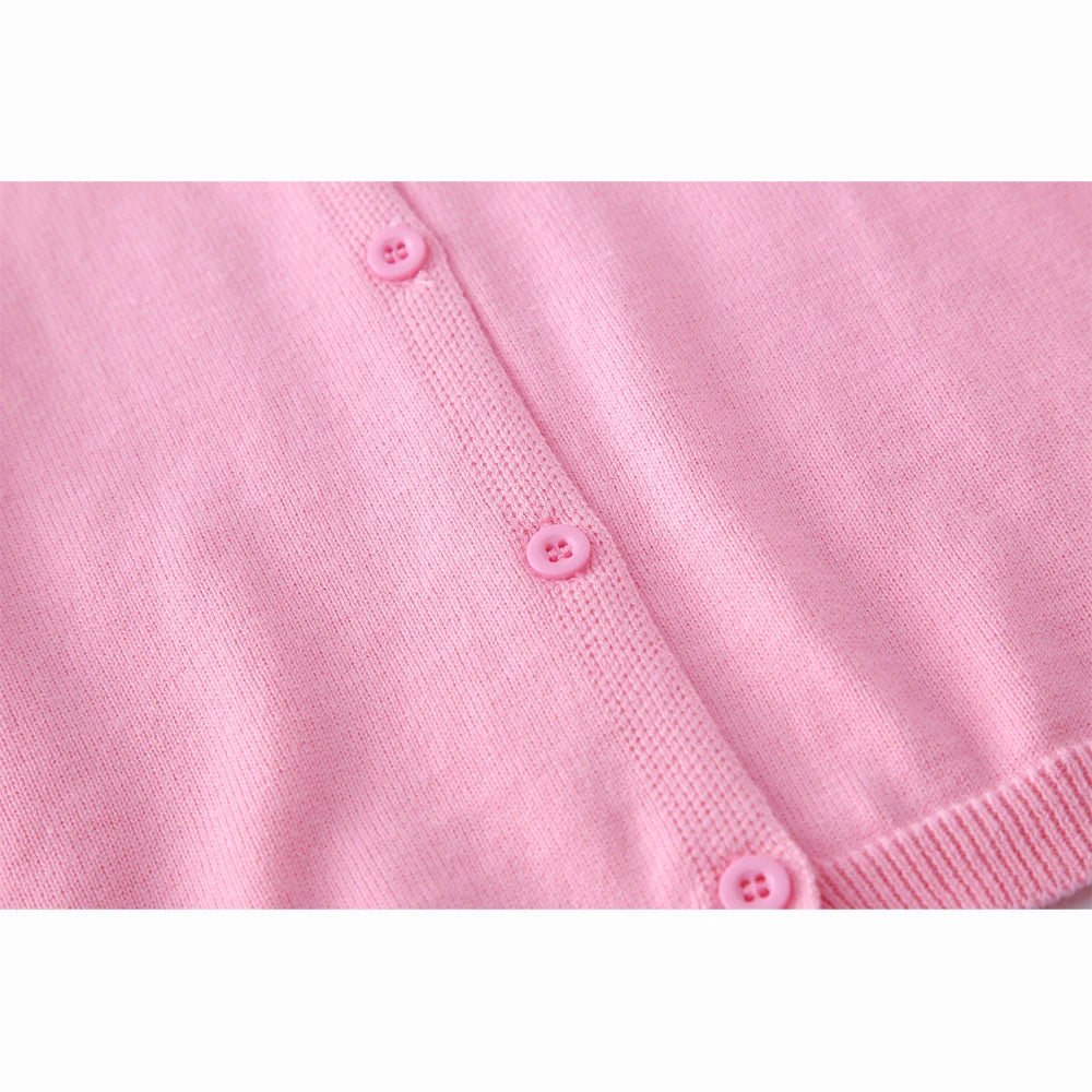 Baby & Toddler Knit Cardigan – Solid Color Autumn Sweater Jacket