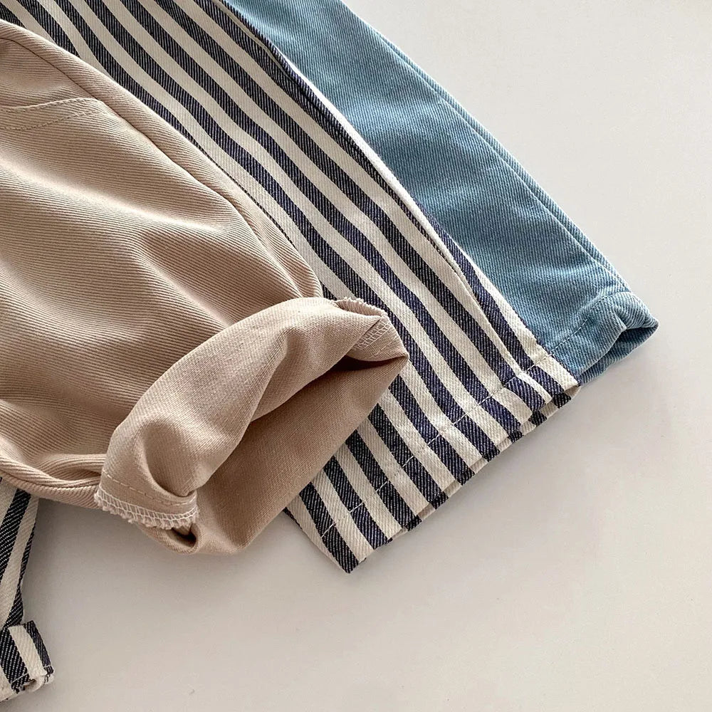 MILANCEL Solid Kids Pants – Elastic Waist Toddler Trousers (1–6Y)