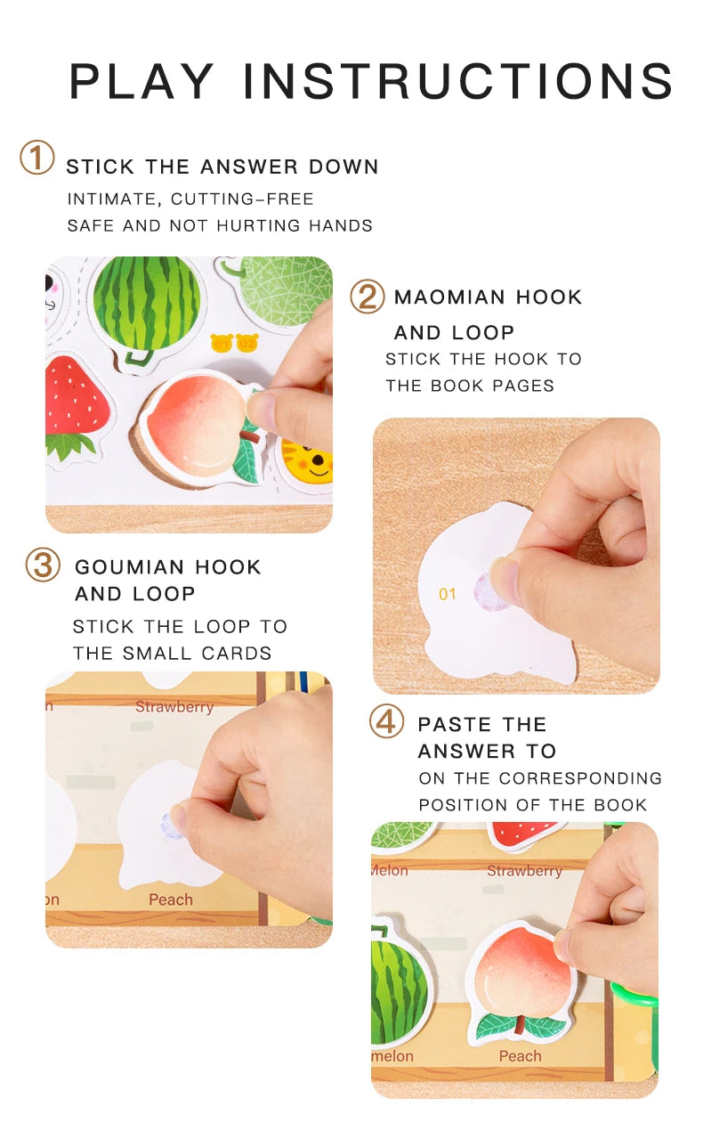 Baby Busy Book – Learning & Quiet Activity Book