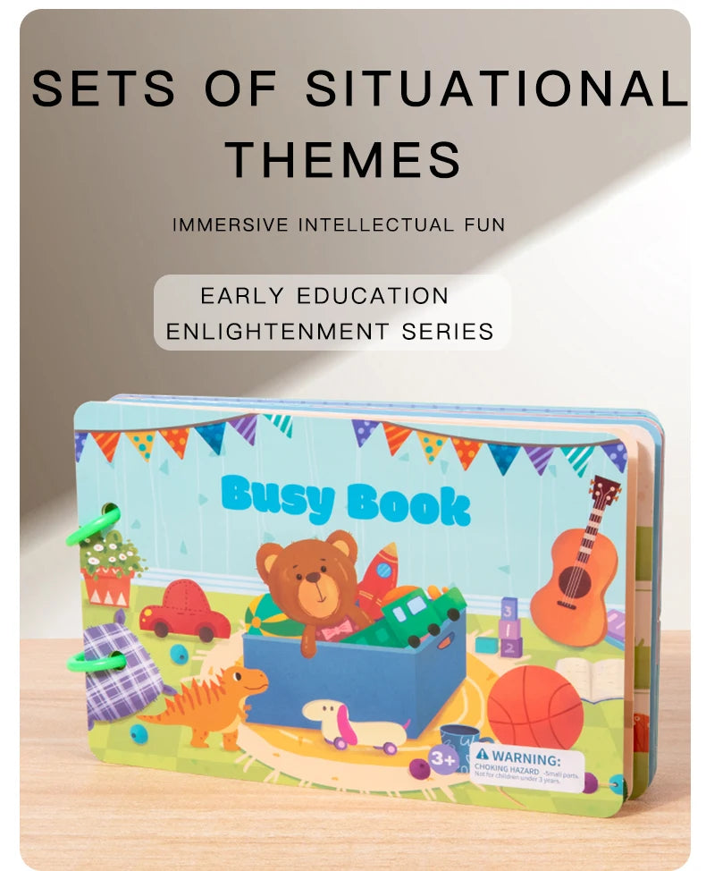 Baby Busy Book – Learning & Quiet Activity Book
