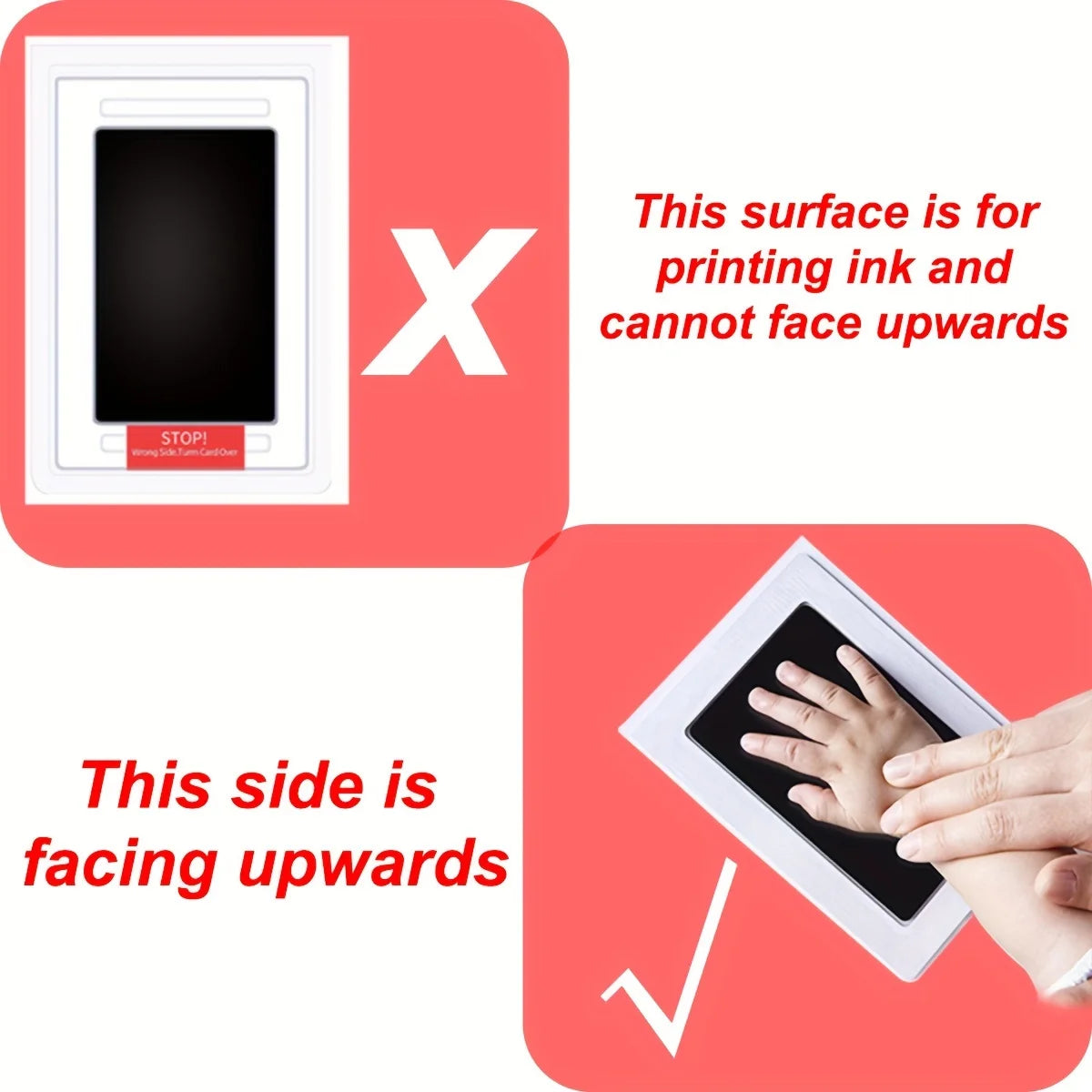 1/5 Set Baby Handprint & Pet Paw Print Kit – Wash-Free Non-Toxic Keepsake Gift