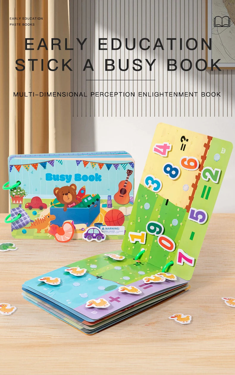 Baby Busy Book – Learning & Quiet Activity Book