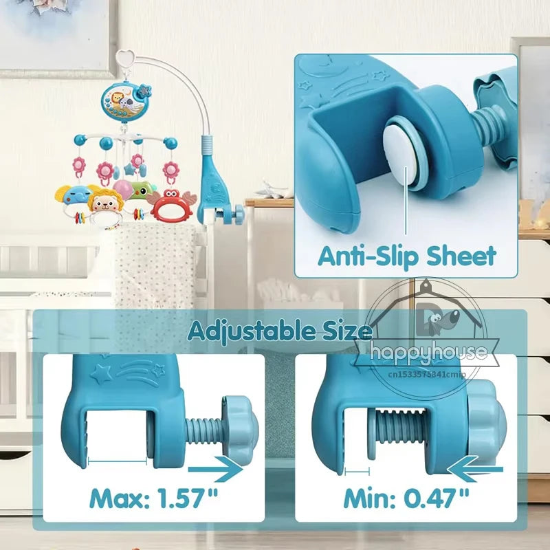 Musical Baby Crib Mobile – Light & Music Projector