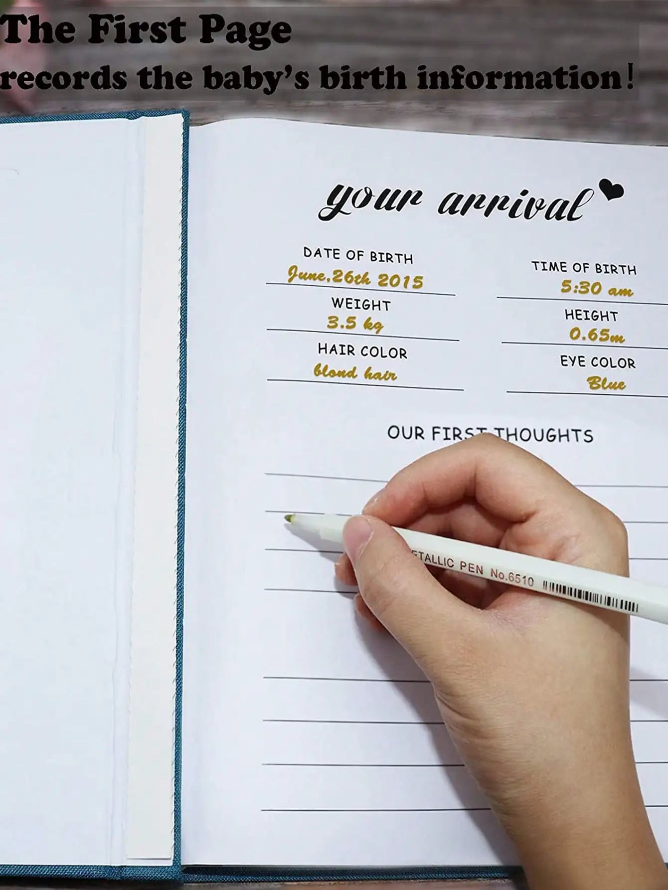 Baby Memory Photo Album – Self-Adhesive 4x6 Clip Book Set