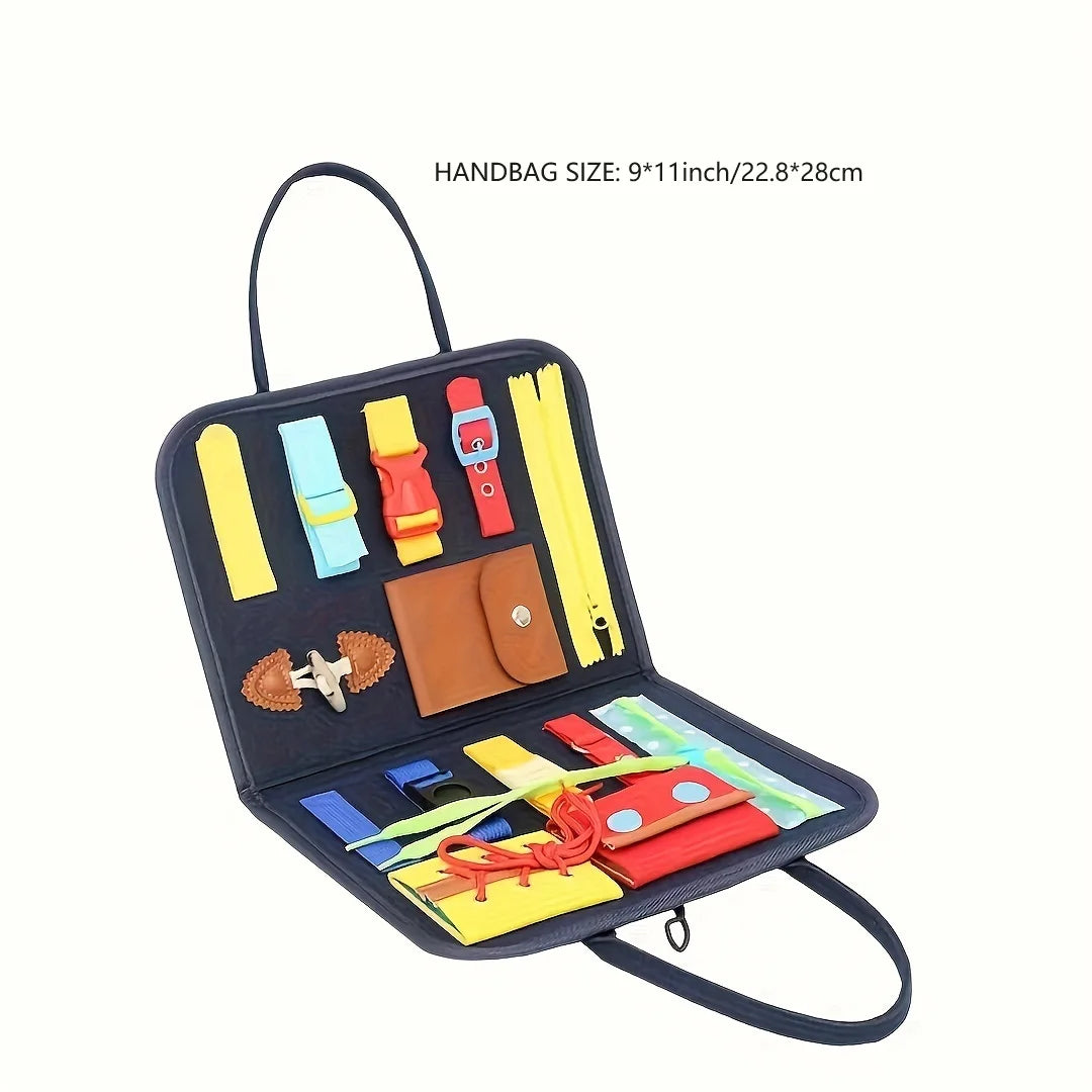 Montessori Busy Board Sensory Activity Toy