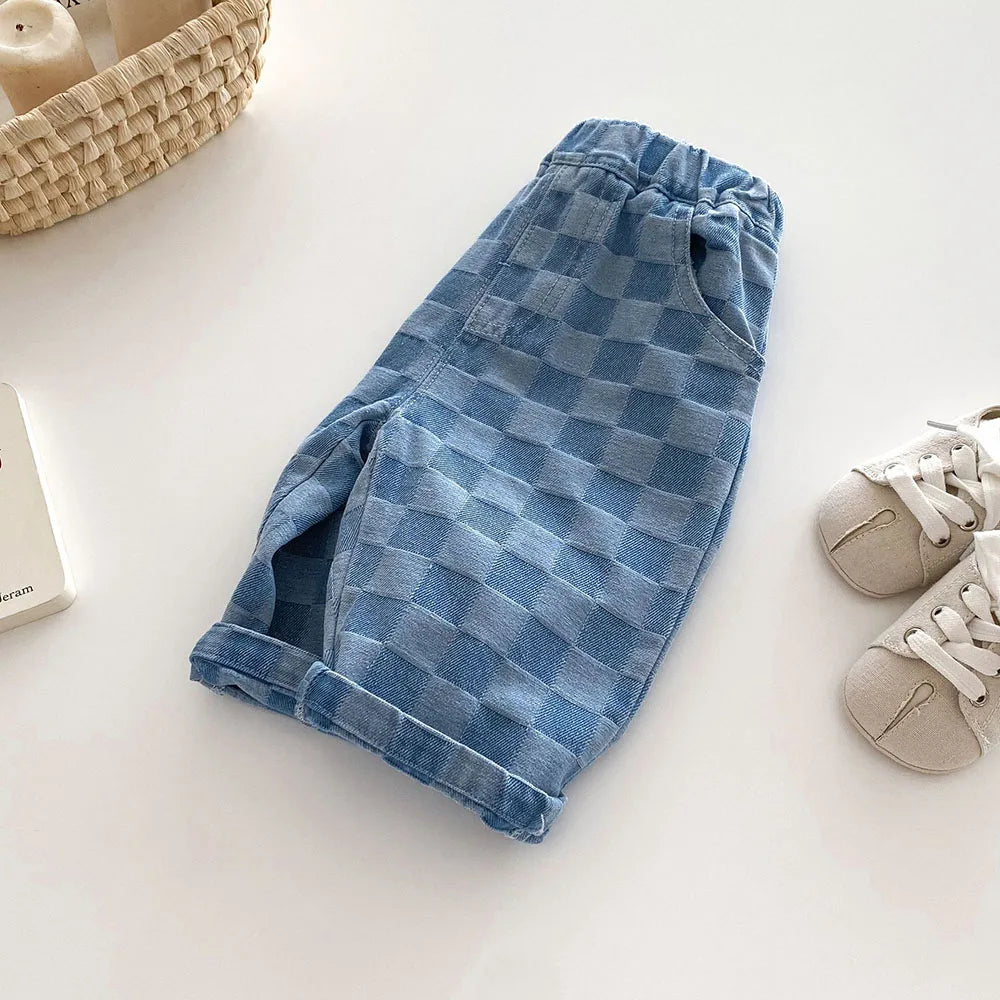 MILANCEL Solid Kids Pants – Elastic Waist Toddler Trousers (1–6Y)