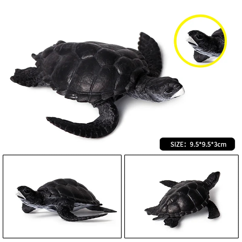 Oenux Ocean Animal Turtle Figurines