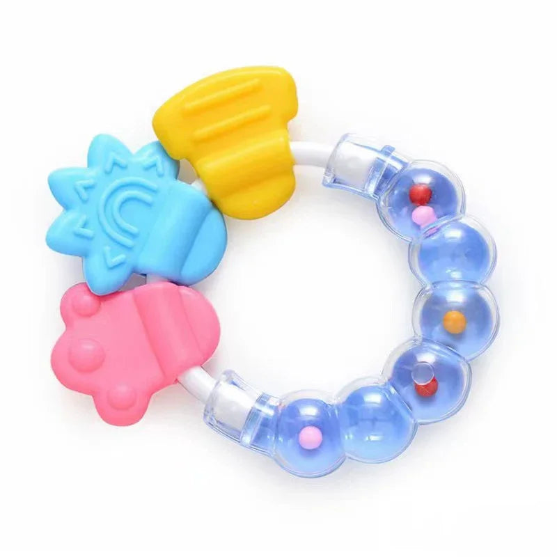Baby Fruit Silicone Rattle Teether Toy