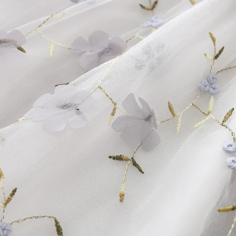 Melario Baby Girl Summer Princess Dress – Lace & Embroidery