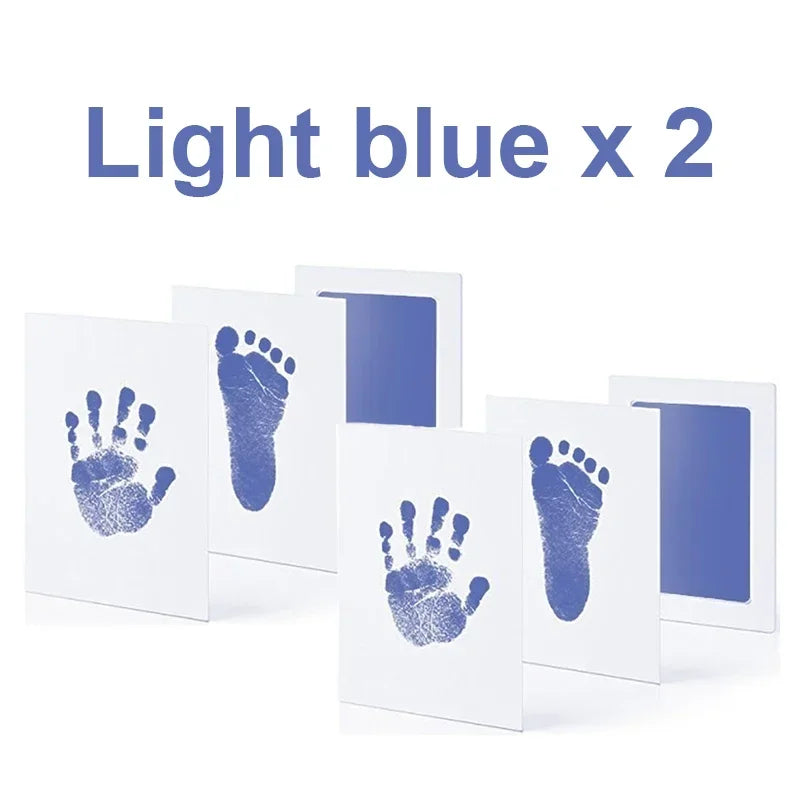 Pet Paw & Baby Footprint Handprint Pad (2pcs) – Safe Ink Memory Kit