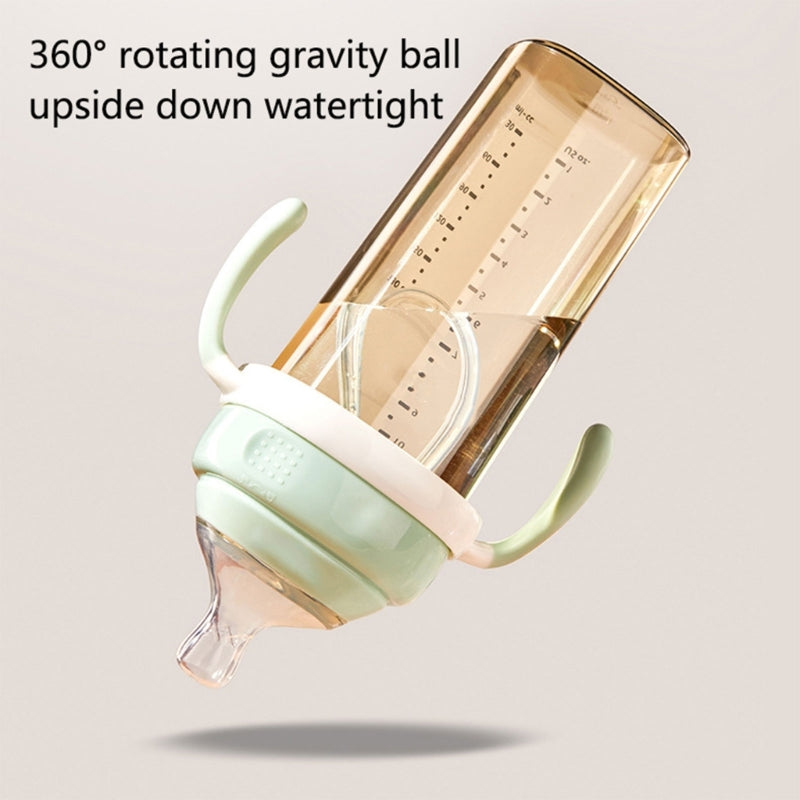 Square Handle Baby Feeding Bottle – Lightweight 6M+