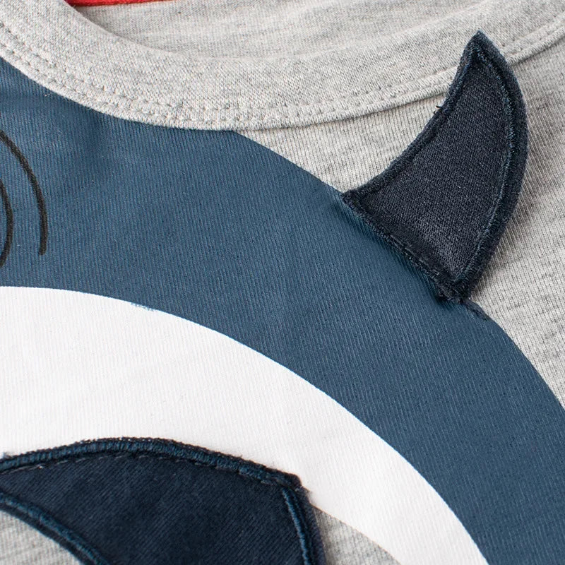 Boys Cotton Cartoon Summer T-Shirt – Ages 2–9