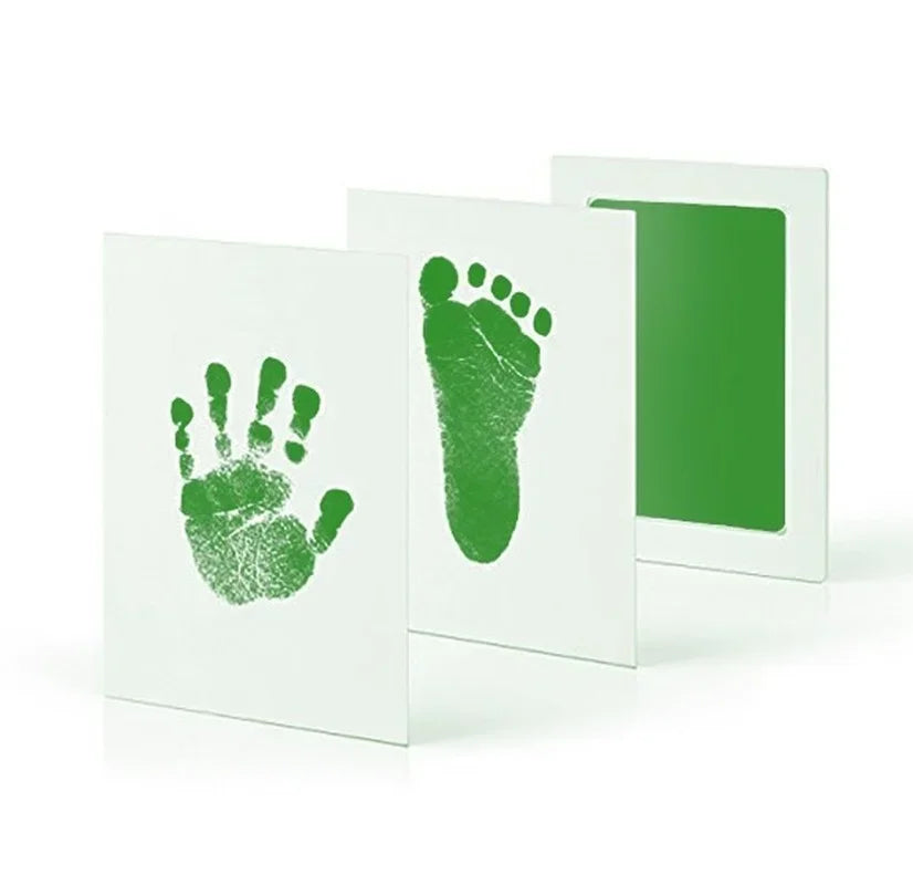 Pet Paw & Baby Footprint Handprint Pad (2pcs) – Safe Ink Memory Kit