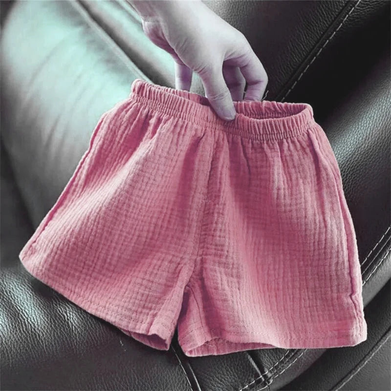 Baby Cotton Linen Summer Shorts – Boys & Girls