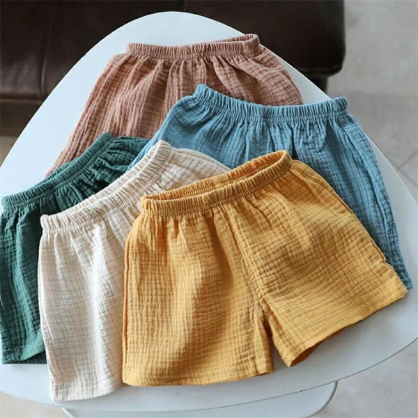 Baby Cotton Linen Summer Shorts – Boys & Girls