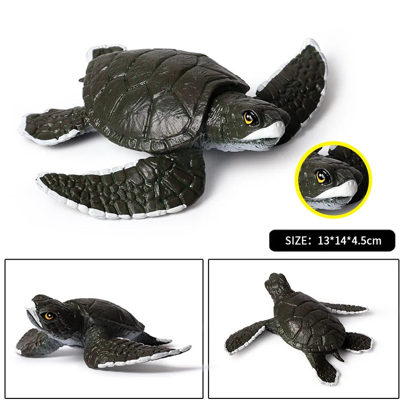 Oenux Ocean Animal Turtle Figurines