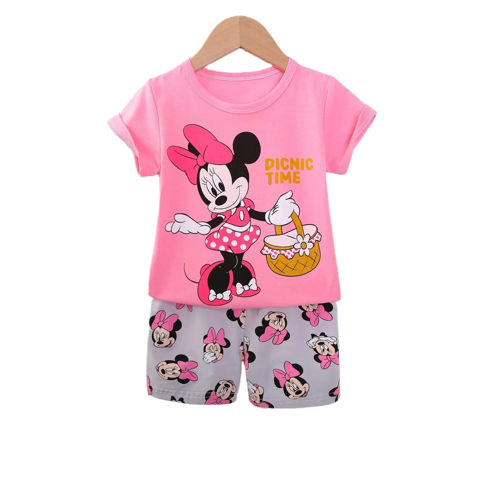 Summer Baby Girl Outfit – Cute T-Shirt & Shorts Set