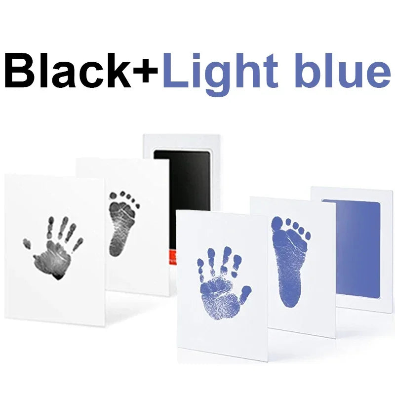 Pet Paw & Baby Footprint Handprint Pad (2pcs) – Safe Ink Memory Kit