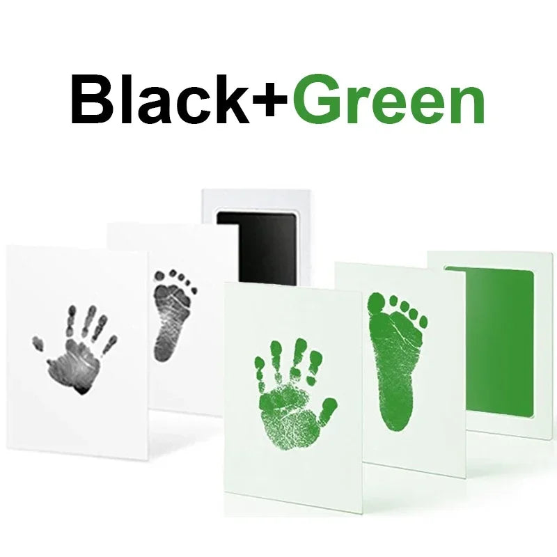 Pet Paw & Baby Footprint Handprint Pad (2pcs) – Safe Ink Memory Kit
