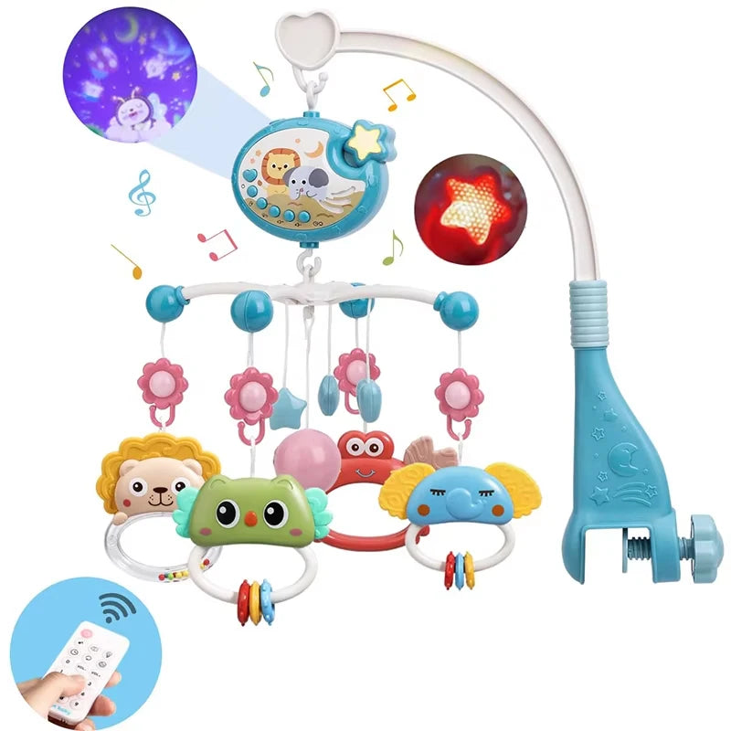 Musical Baby Crib Mobile – Light & Music Projector