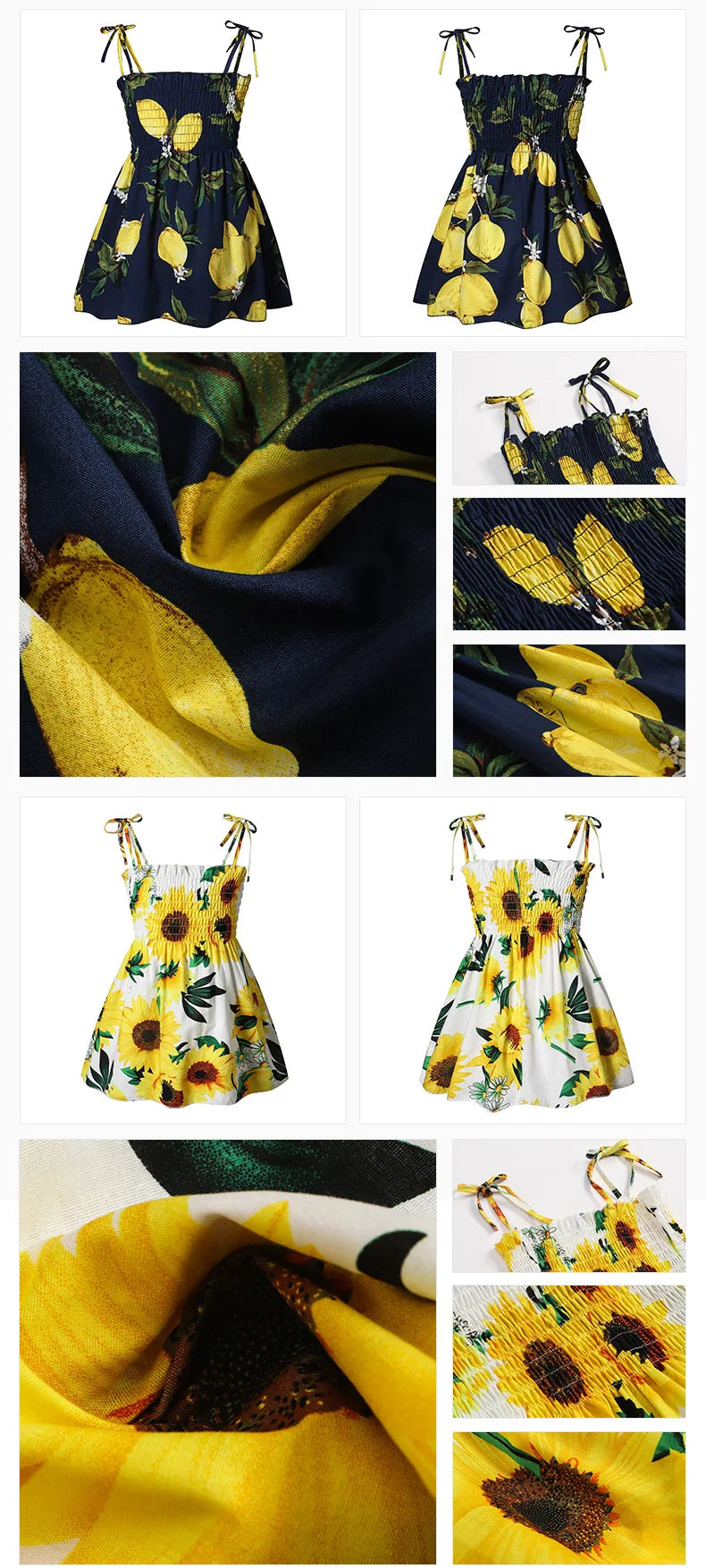 2025 Girls Summer Princess Dress – Strapless Floral