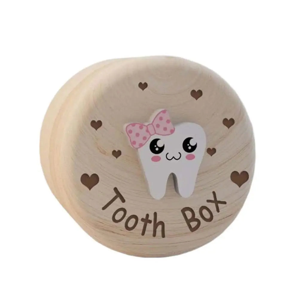 Wooden Baby Tooth Organizer – Keepsake Box