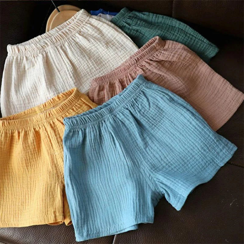 Baby Cotton Linen Summer Shorts – Boys & Girls